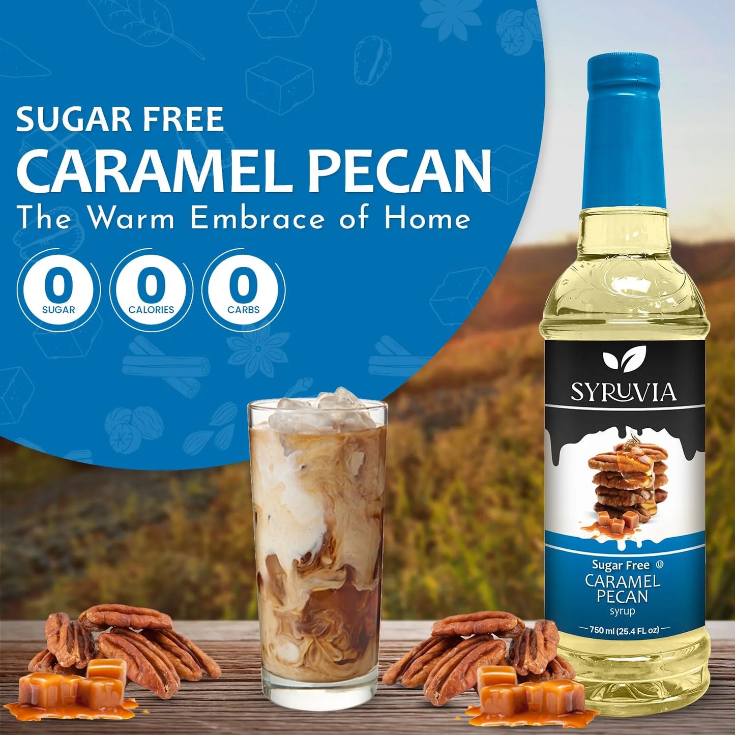 caramel pecan  syrup for drinks