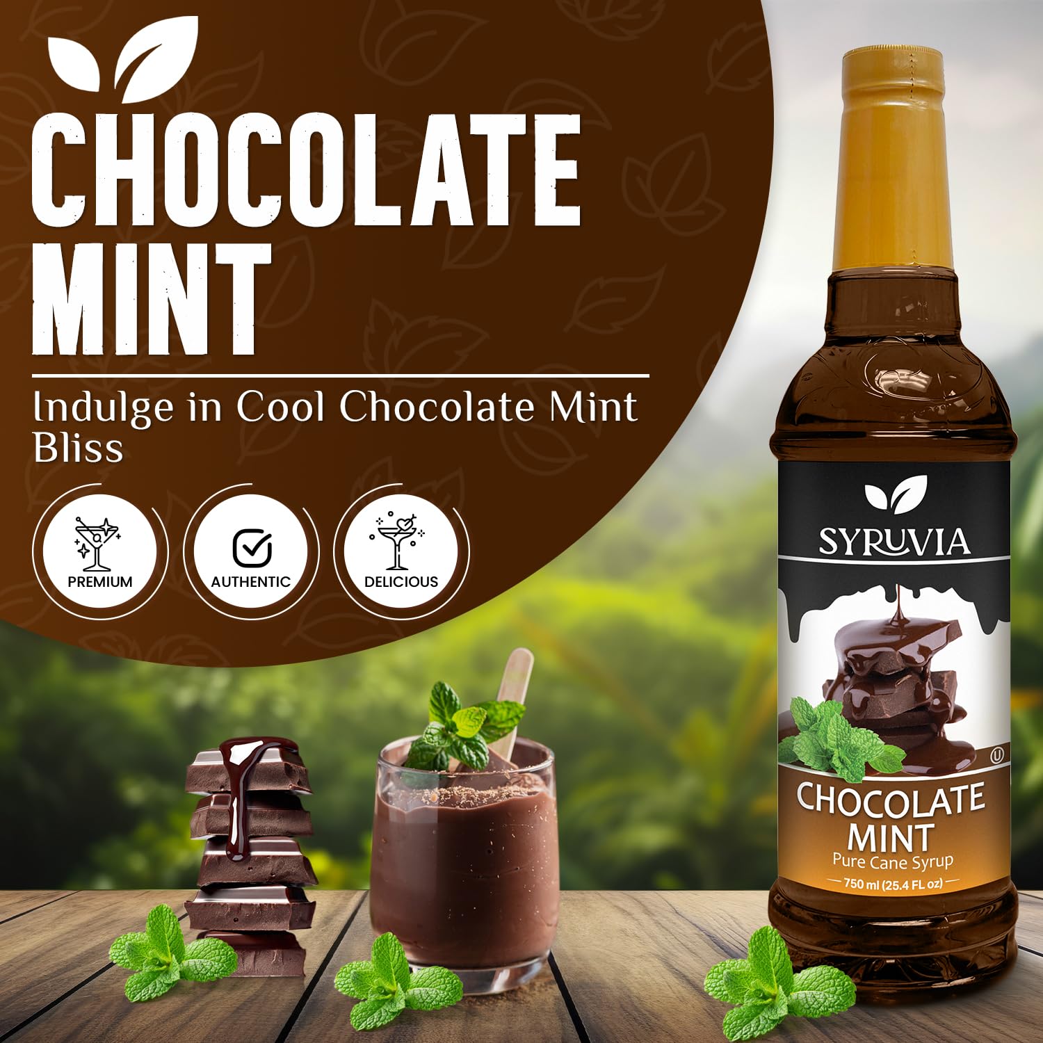 chocolate mint syrup for coffee