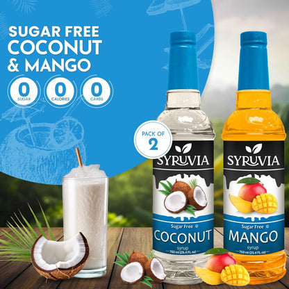 coconut mango sugar free syrup