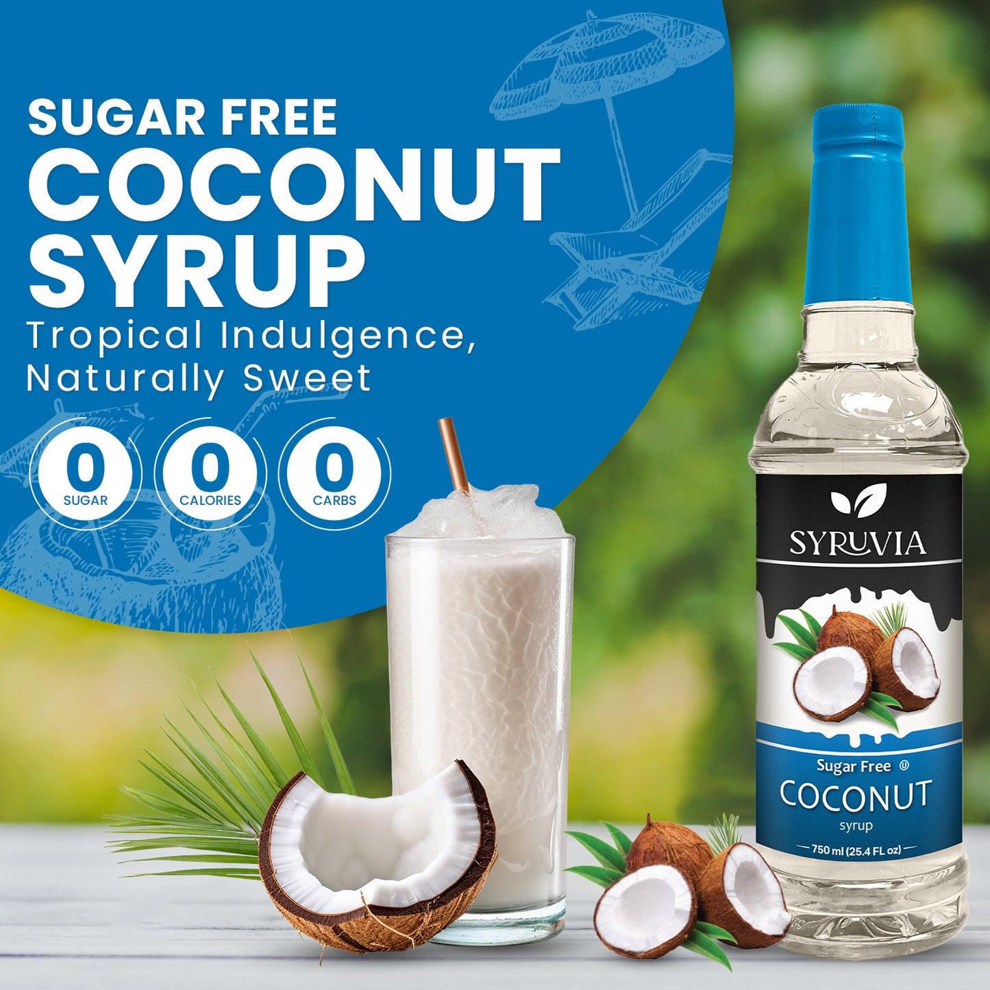 coconut syrup sugar free 