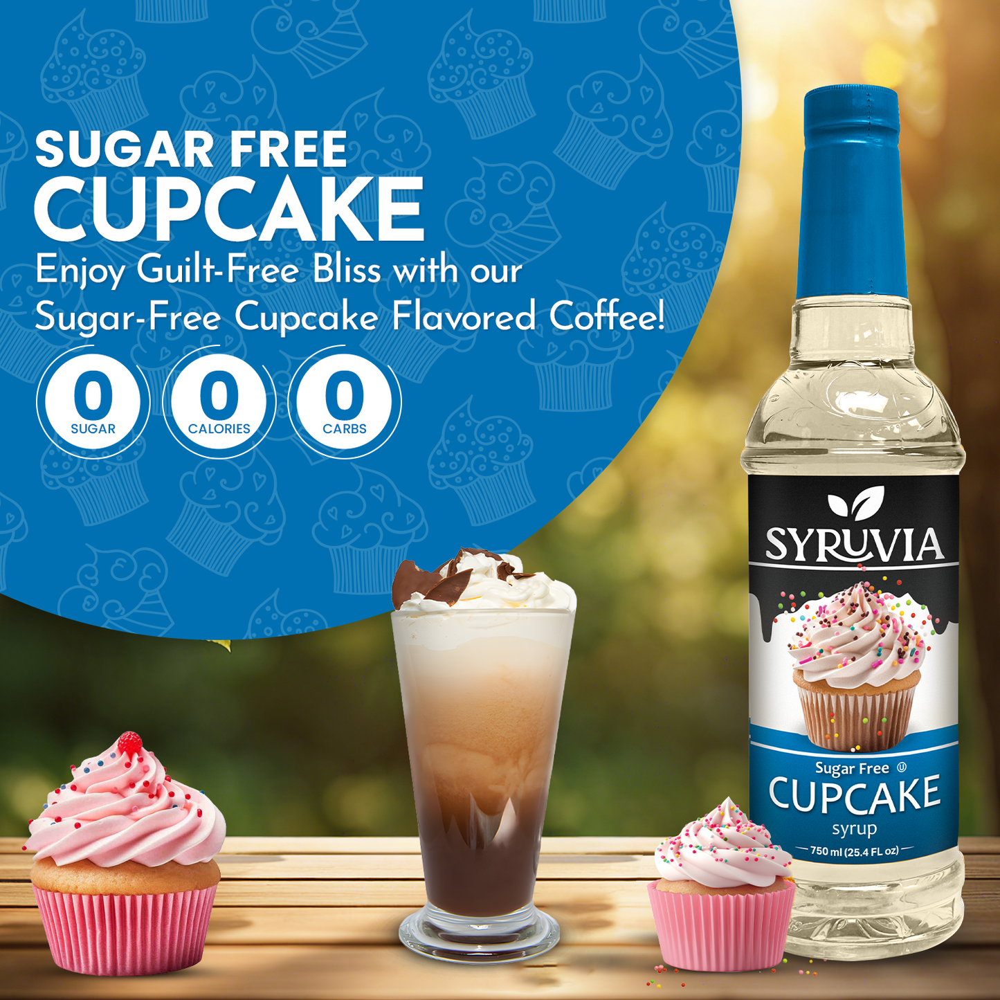 cupcake sugar free syrup
