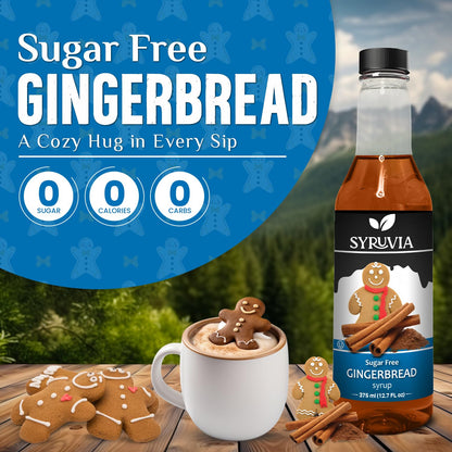 gingerbread sugar free drink syrup