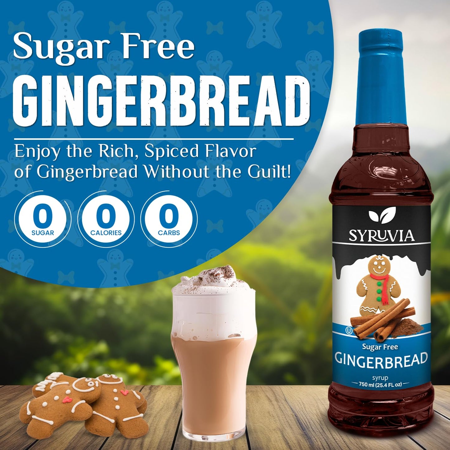 gingerbread sugar free syrup