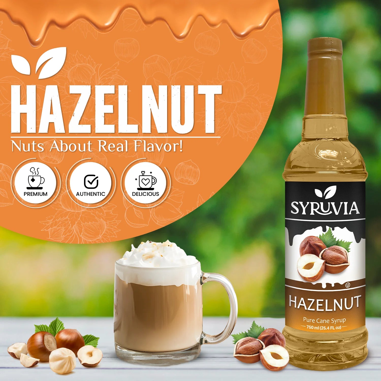 hazelnut coffee syrup