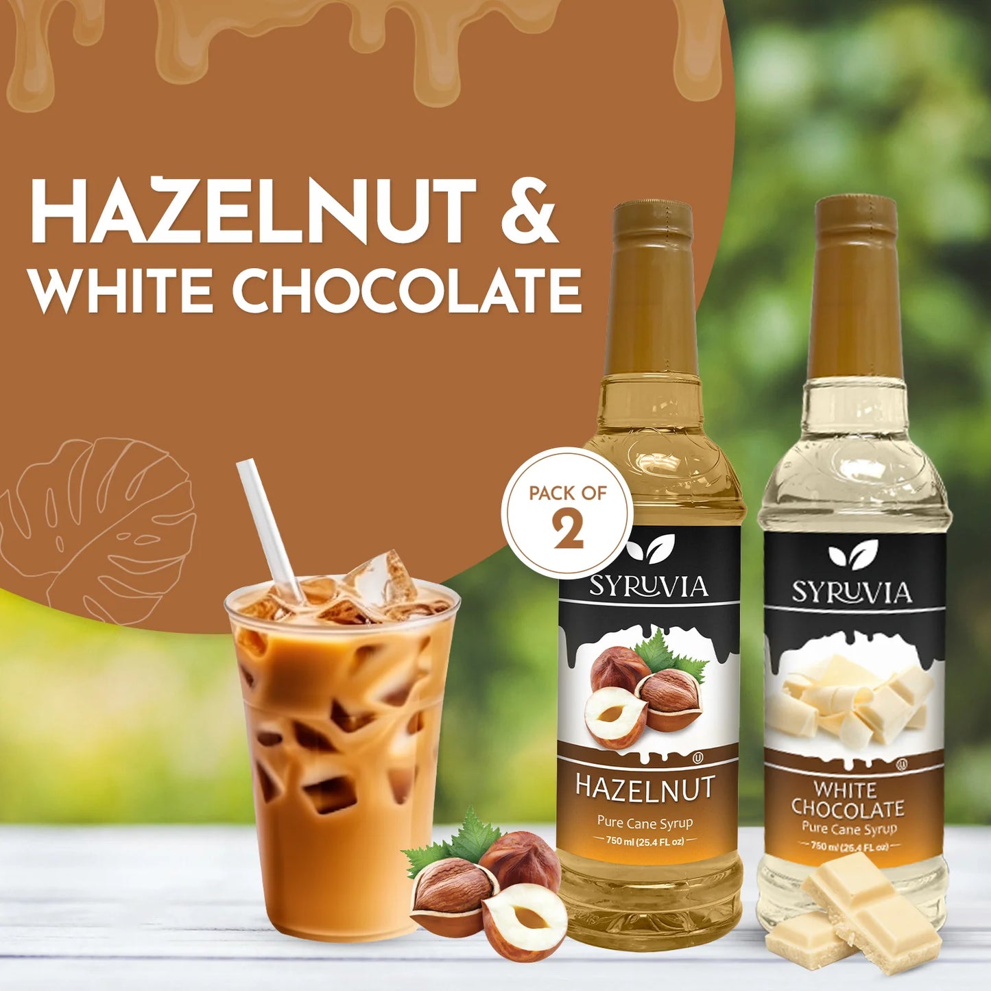 hazelnut white chocolate coffee  syrup 