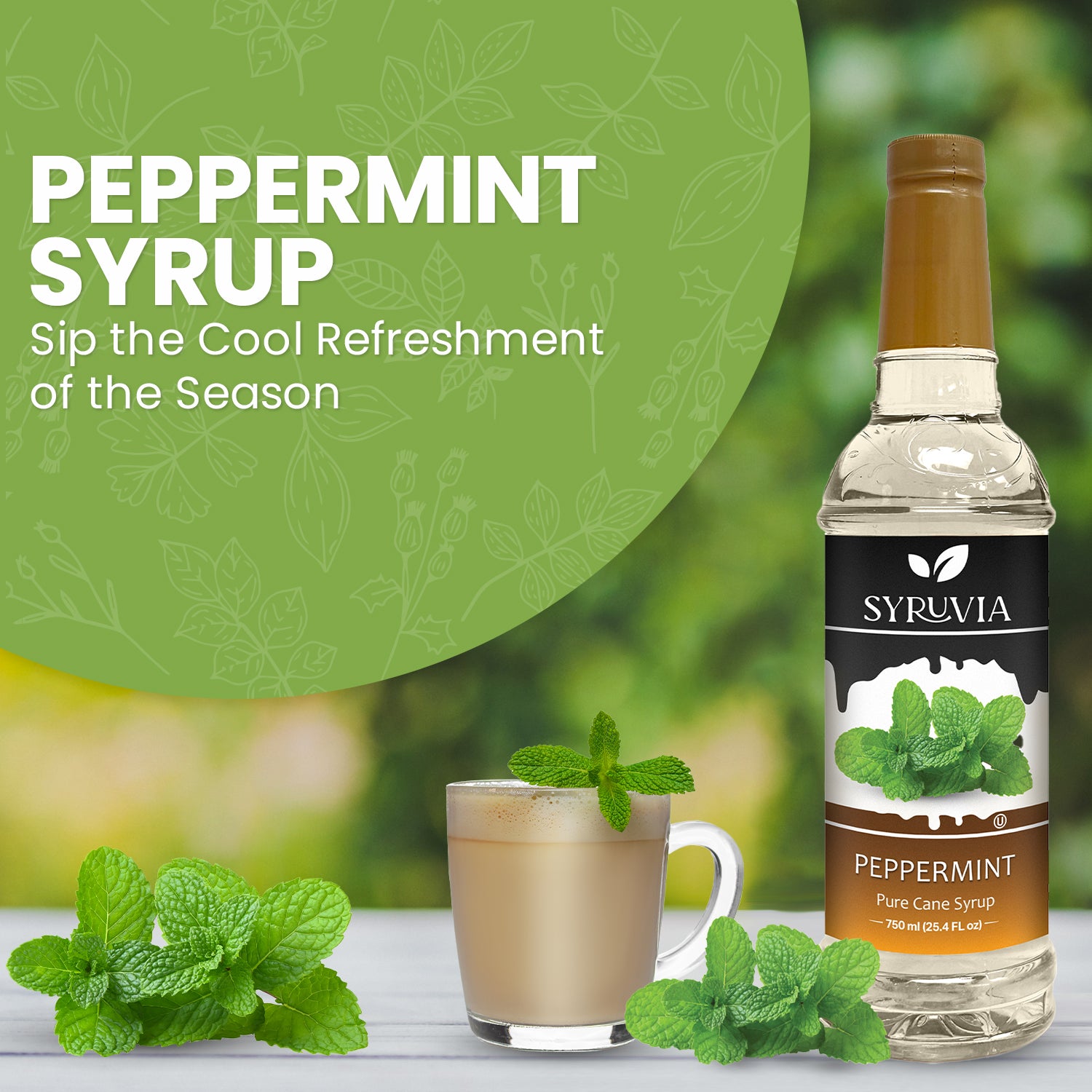 peppermint coffee syrup 