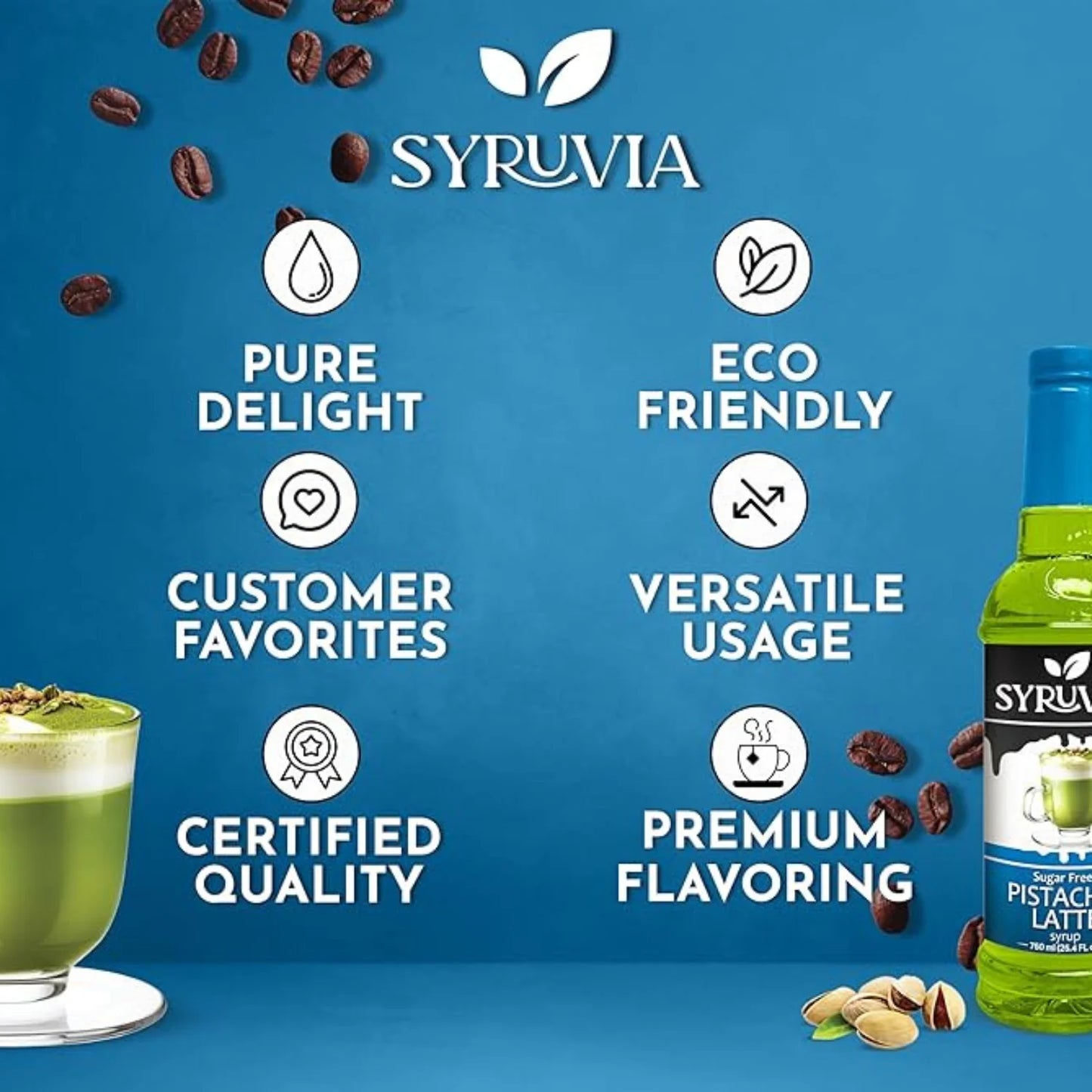 pistachio coffee syrup sugar free