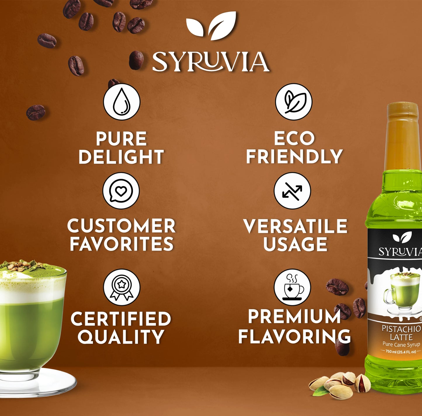 pistachio drinks syrup