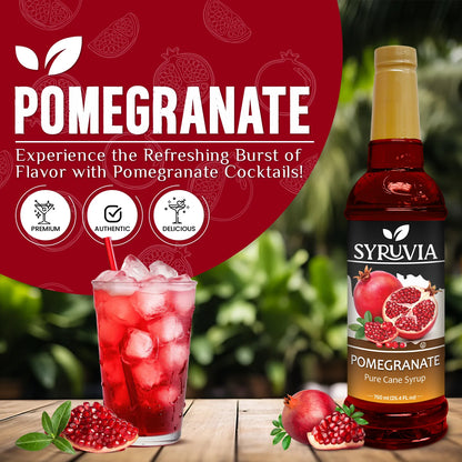 Pomegranate syrup for coffee