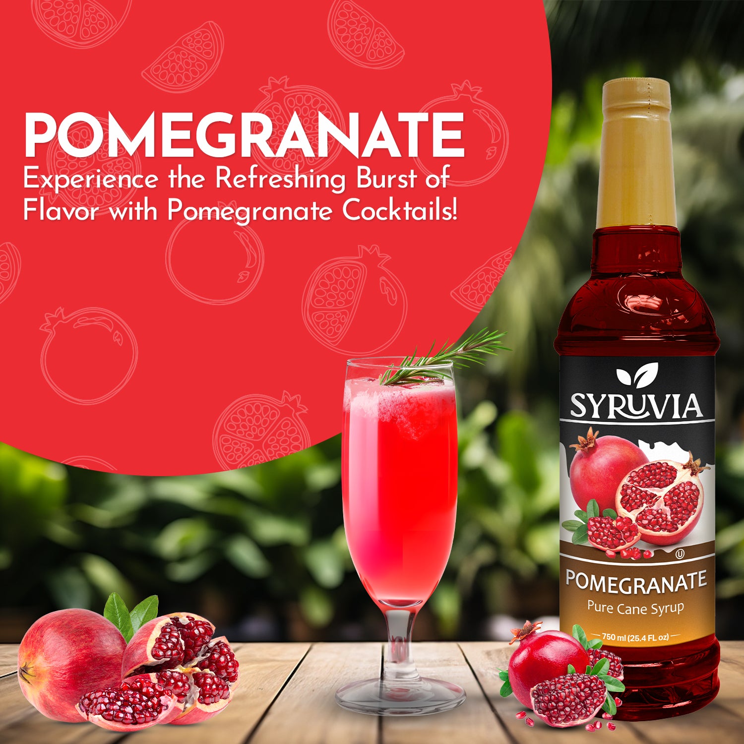 pomegranate syrup for drinks
