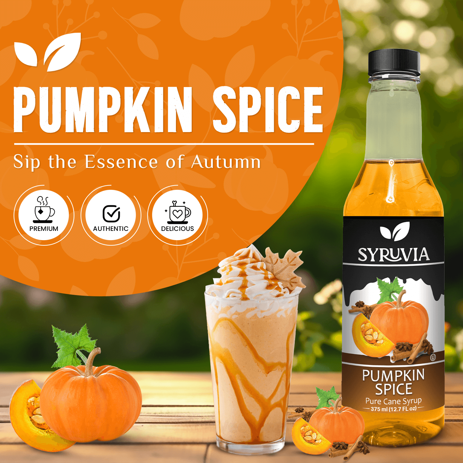 Pumpkin Spice Syrup Syruvia