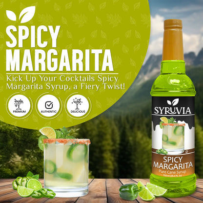 spicy margarita syrup for cocktails