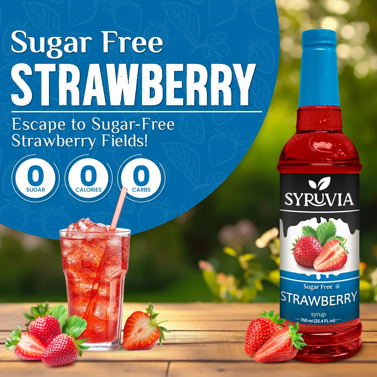 strawberry syrup sugar free