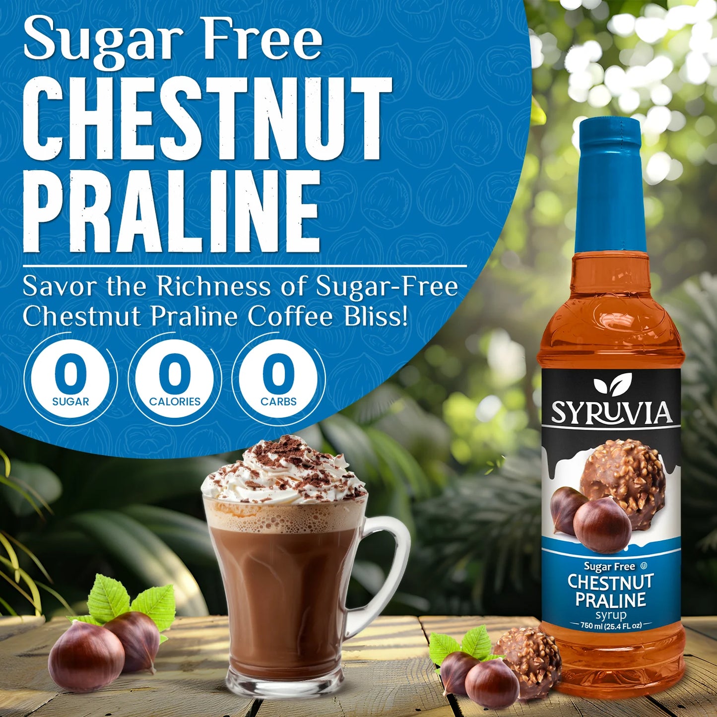 sugar free Chesnut Prline syrup