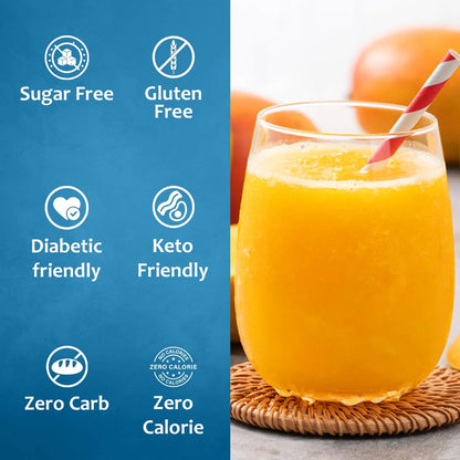 sugar free mango blue curacao syrup for drinks