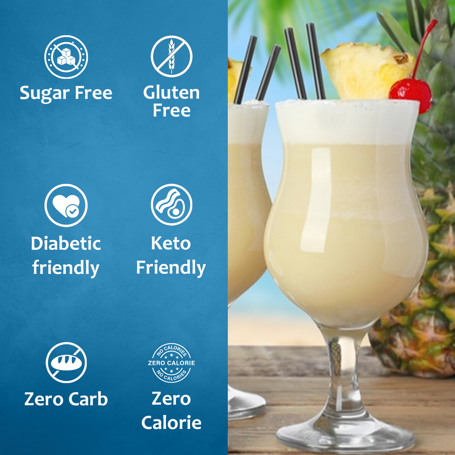 sugar free pina colada coffee syrup 
