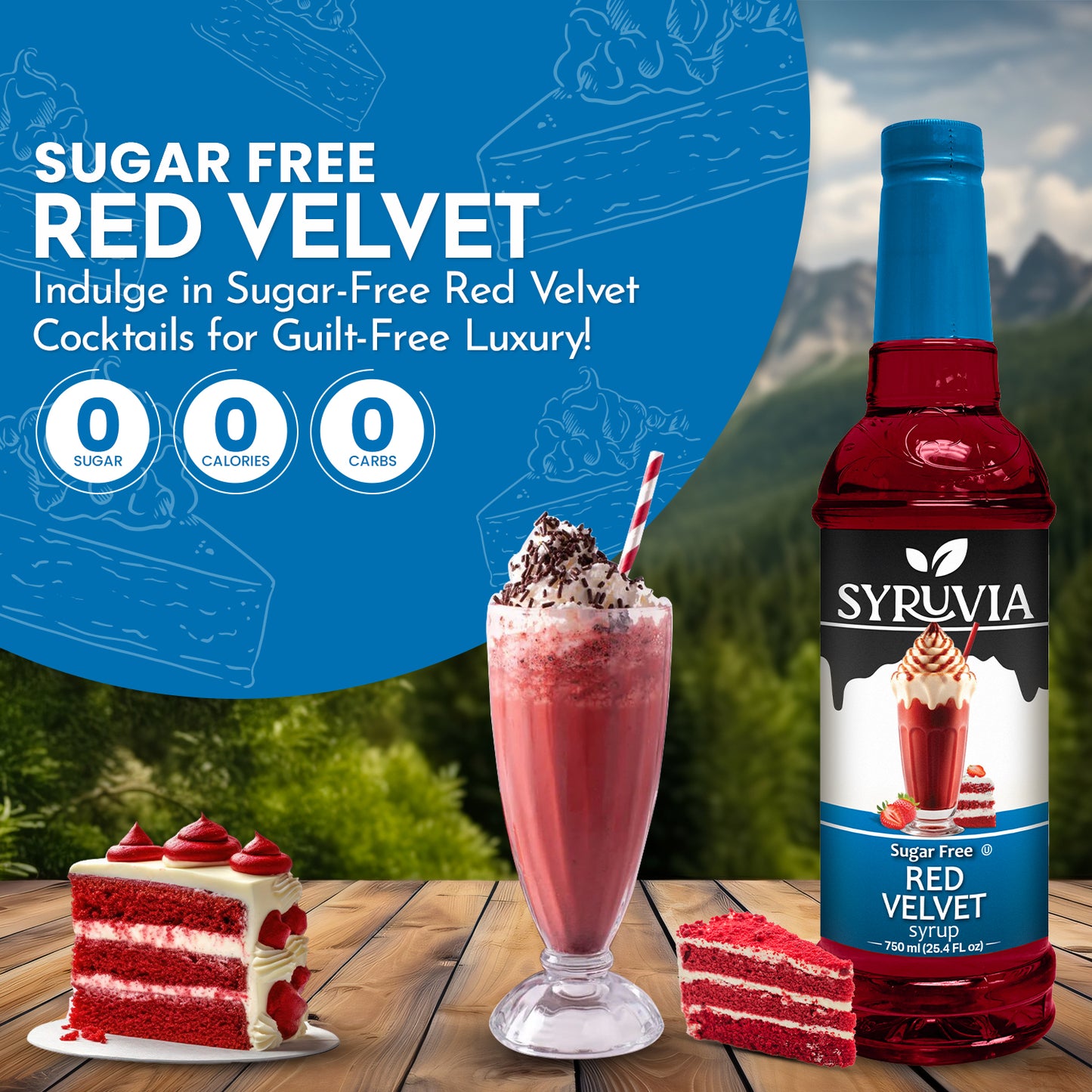 sugar free red velvet coffee syrup
