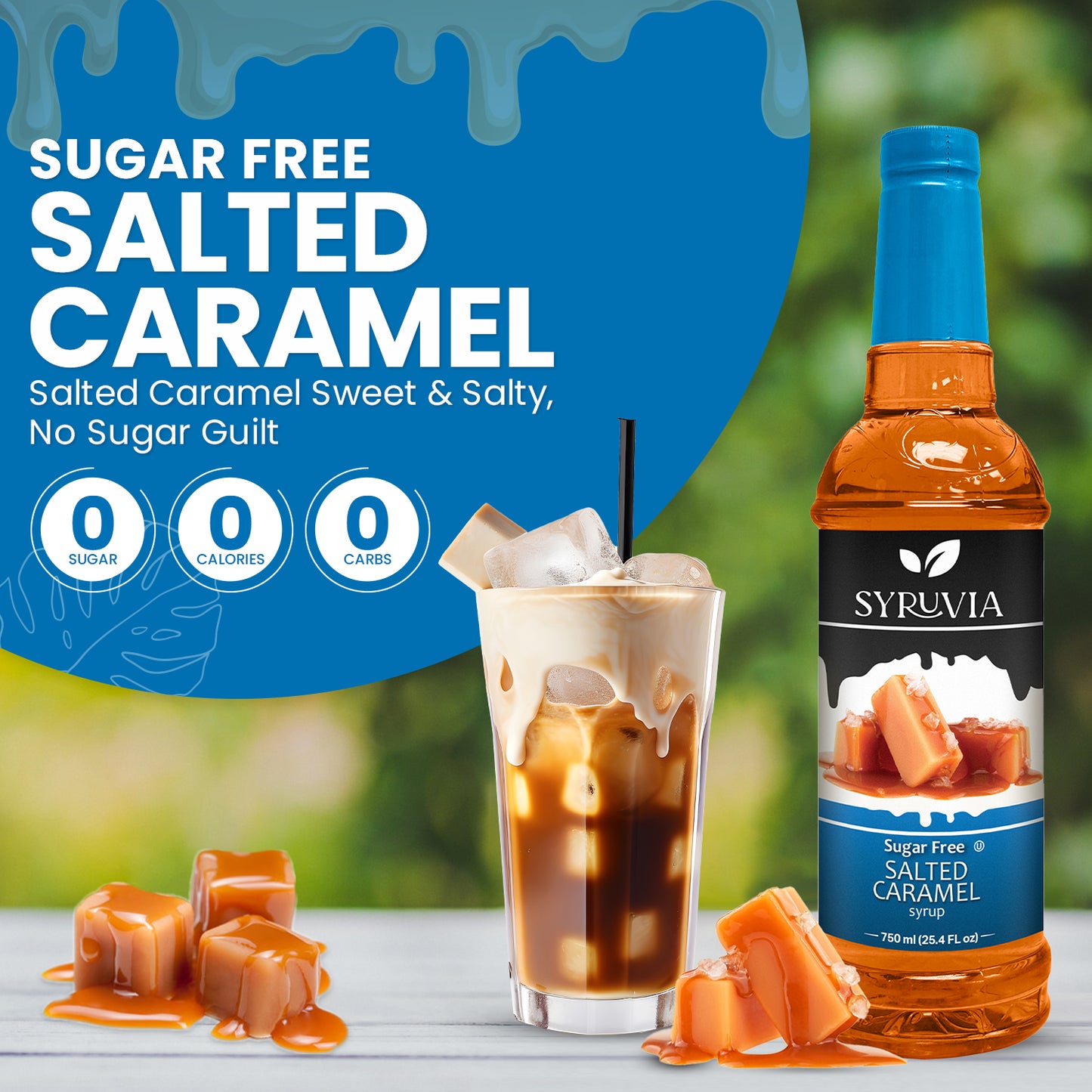 sugar free salted caramel coffee syrup 