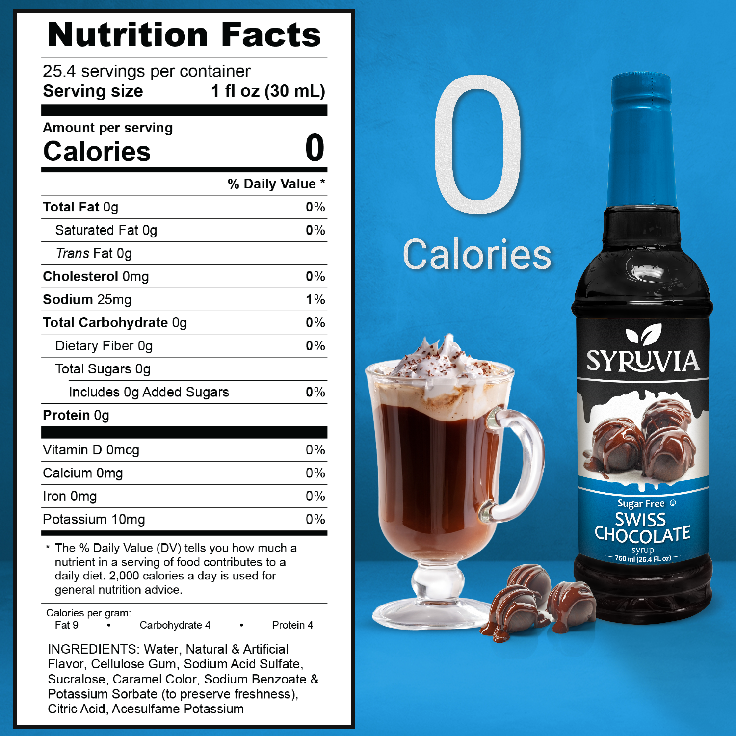 swiss chocolate coffee syrup  
