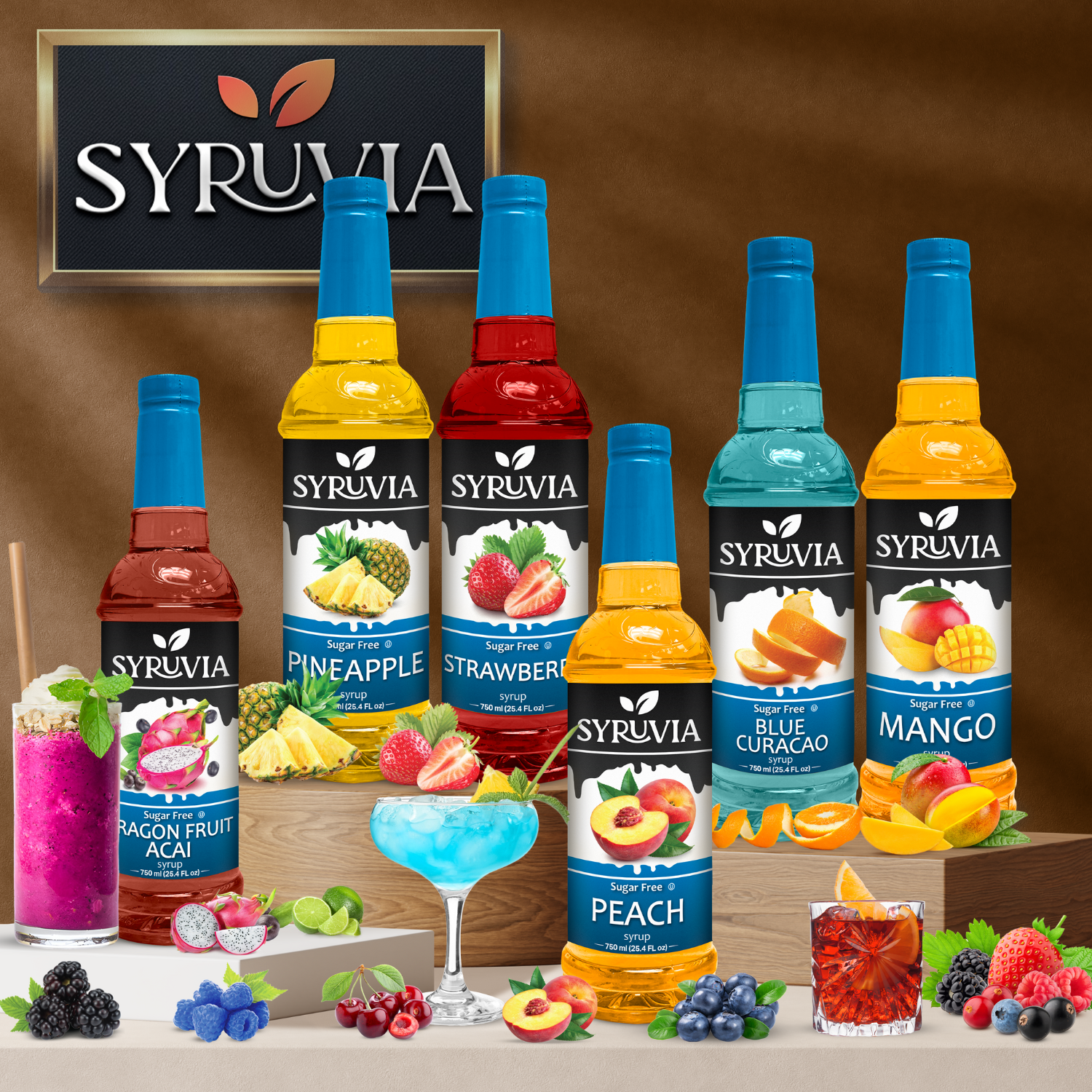 syrups sugar free blueberry flavor