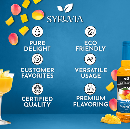 syruvia  mango syrups sugar free
