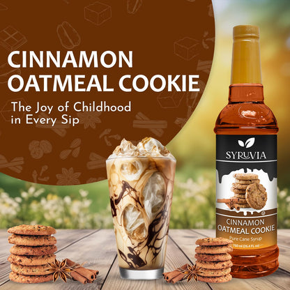 syruvia syrup cinnamon oatmeal cookie 
