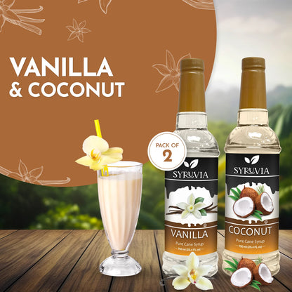 vanilla coconut drink syrup