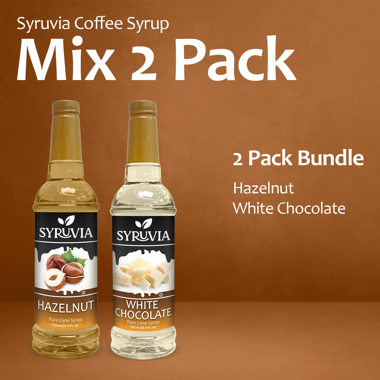 variety pack syrup hazelnut white chocolate 