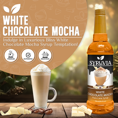 white chocolate mocha syrup for cocktails